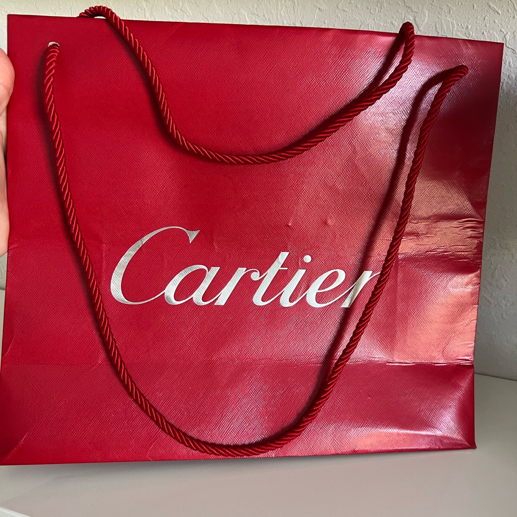 Authentic Cartier Paper Bag